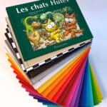 Eventails d'albums des petits chats avec Les chats Hutés